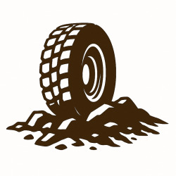 Portrait of Rocks and Dirt 4x4 Staff