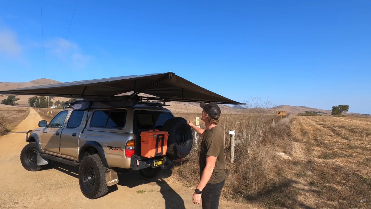 DIY 270 degree overland 4x4 awning