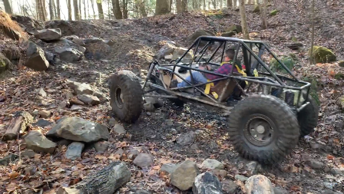 Electric buggy rockcrawler
