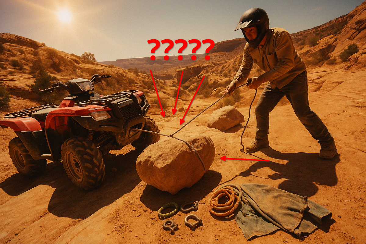 ATV owner making mistakes in recovery