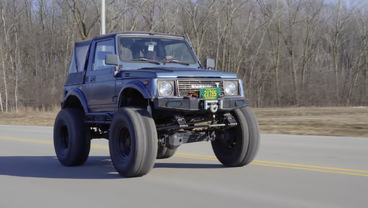 1987 Suzuki Samurai SOA on 35s with winch