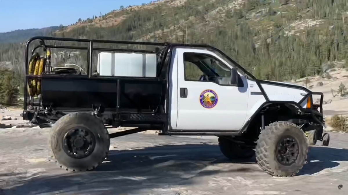 WFO's Rubicon Trail F-550 Poop Truck on 41" Michelins