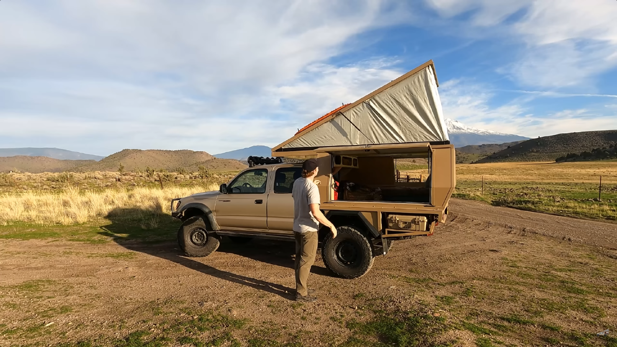 1st Gen Tacoma Flat Bed Camper Build