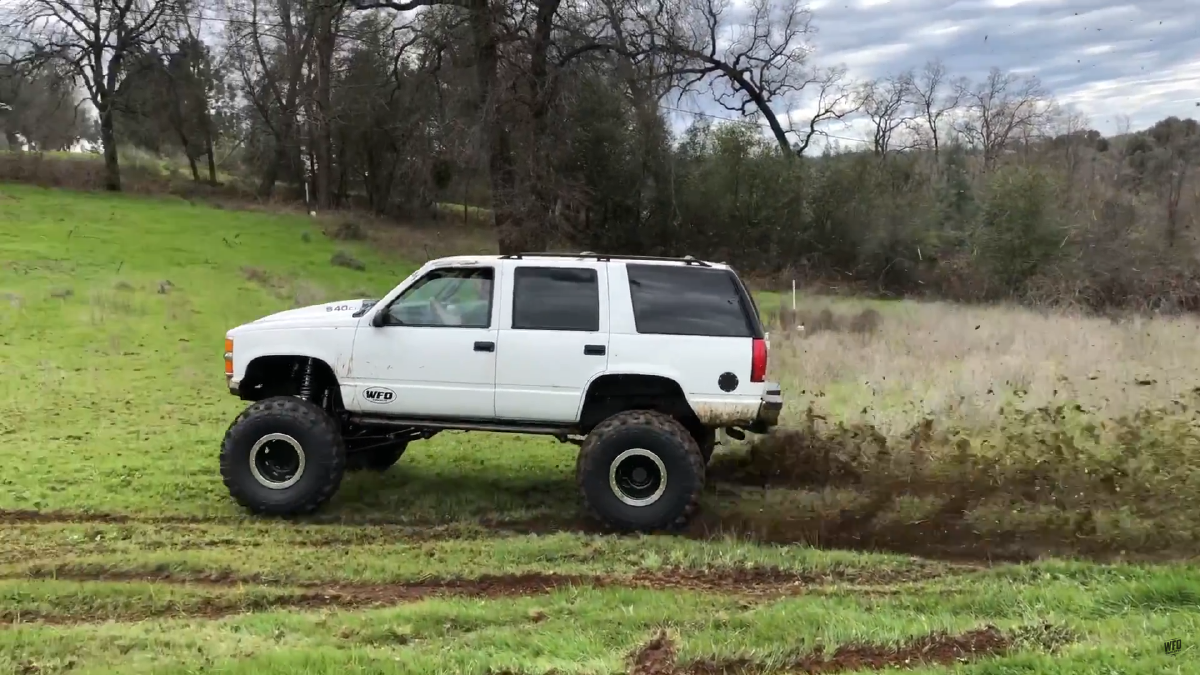 From soccer practice to the Rubicon - discover how this Tahoe packs 650 horses and monster 42-inch tires. And a "party console"...